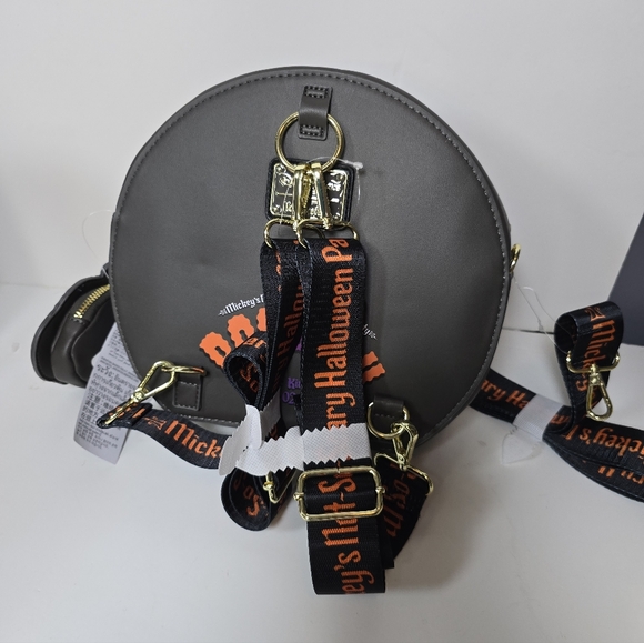 Loungefly Disney Parks Boo To You Not So Scary Halloween Party Convertible Nwt - Picture 5 of 8